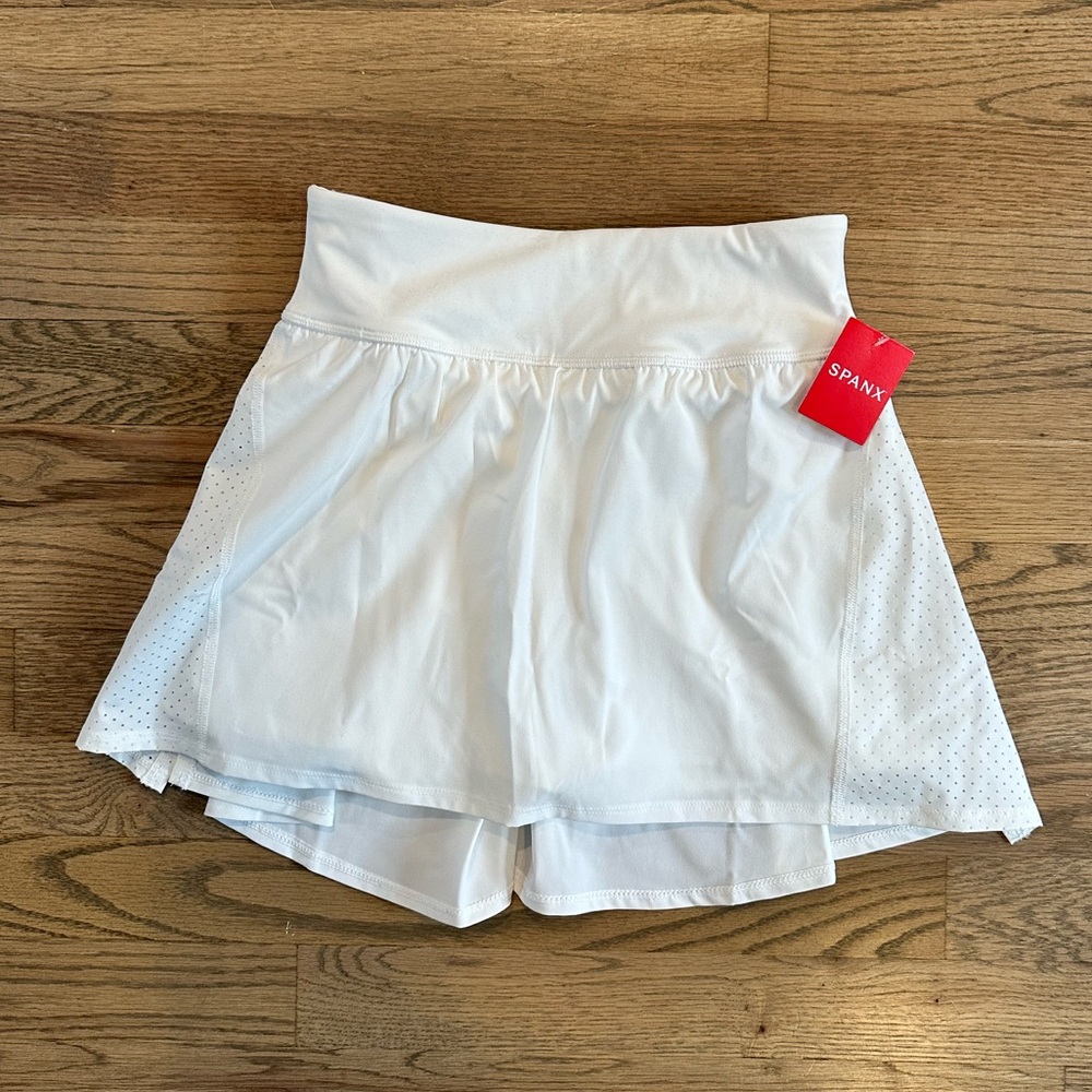 NWT SPANX White Women's Tennis Skort